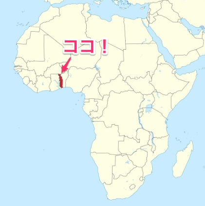 アフリカの地図